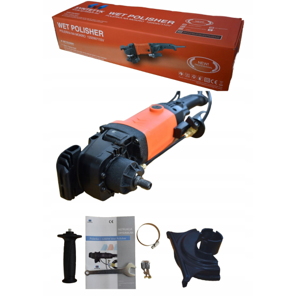 Polerka/Szlifierka do kamienia Syntetyk na mokro 1200W 110V 2800obr.