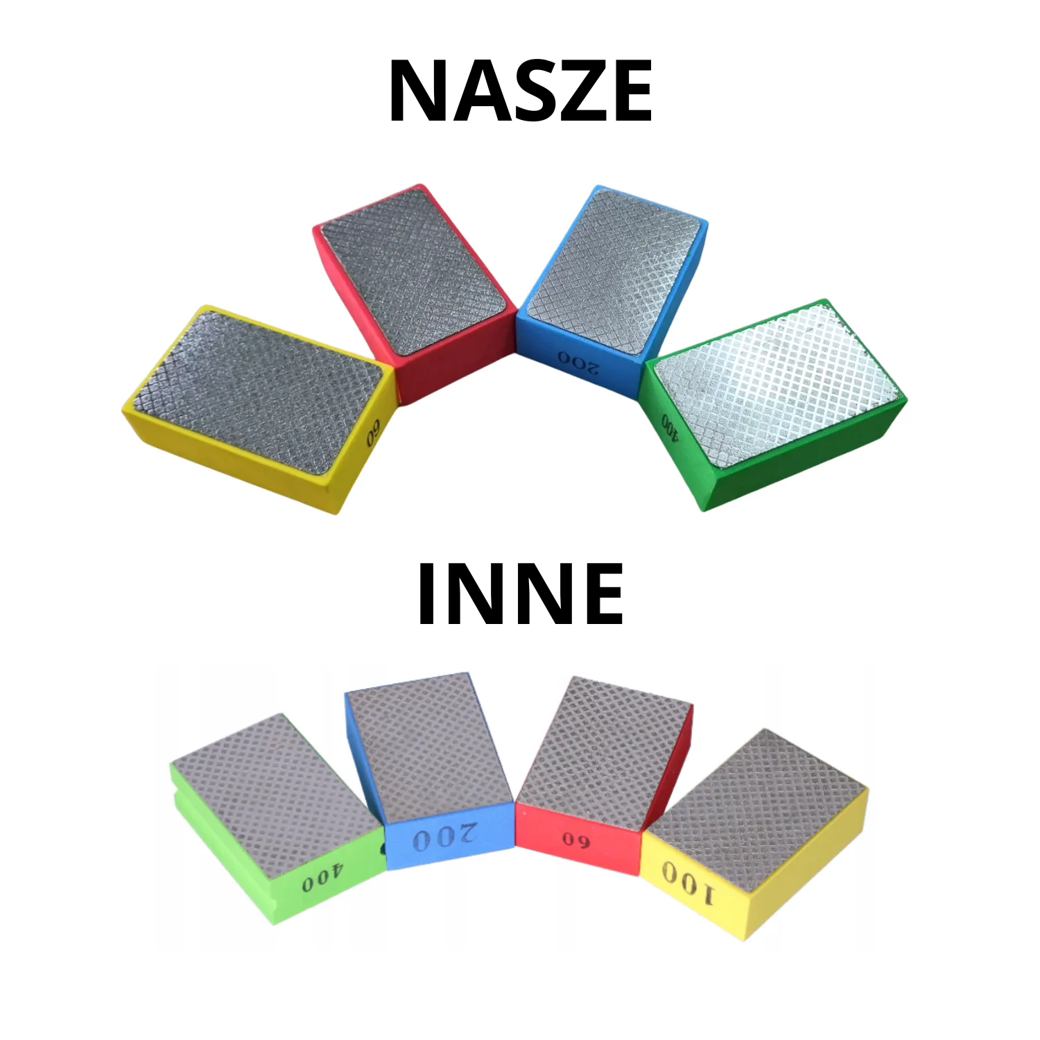 kostki diamentowe zestaw